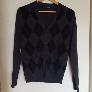 Express argyle cardigan